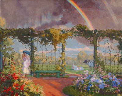 Landscape with a Rainbow, 1915 by Konstantin Andreevic Somov